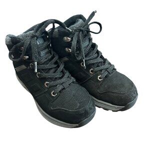 Knkrt Boots Winter Boys Youth 3 Black Robin 116730-01 Waterproof Lace Up